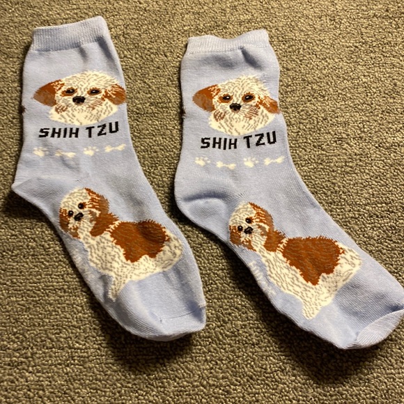 Shih Tzu Dress Socks - Picture 1 of 1